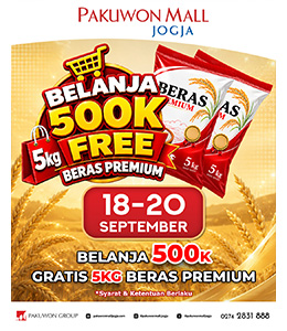 500 GRATIS BERAS 5KG